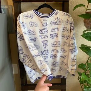 Vintage bicycle sweater